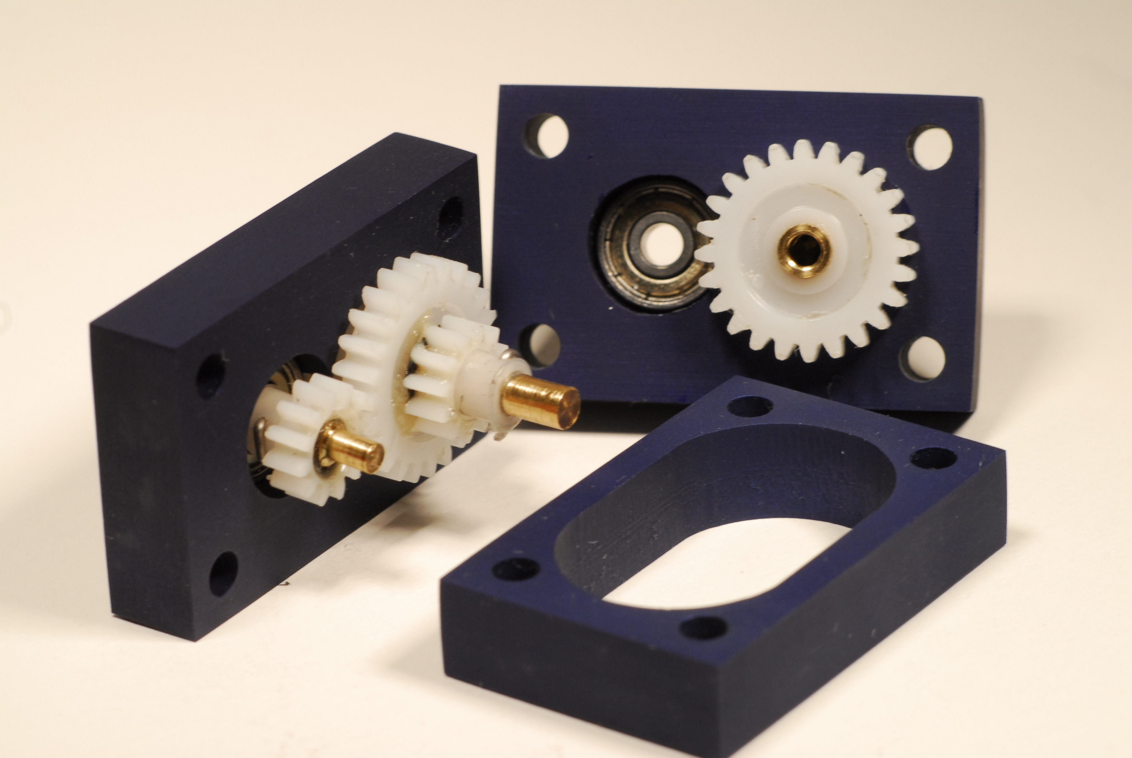 Stereo camera gearbox